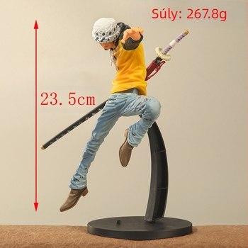 23,5 cm-es, egy darabból készült, kézzel készített anime rajzfilm Tongluo babajáték dekoráció