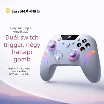 Easysmx Gamepad X20 Hall Trigger kettős üzemmódú kapcsoló + levehető Hall Rocker + teljes mechanikus billentyűk