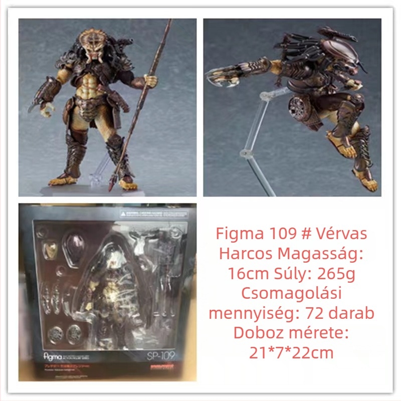 Anime kézibeszélő figma109 Vasharcos Alien War Bambusz hosszú mobiltelefon dobozban