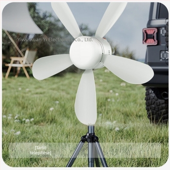 Kis mennyezeti ventilátor lámpa ágy hálóterem csendes USB újratölthető ventilátor kültéri kemping stílusú sátor mini hosszú élettartamú ventilátor lámpa