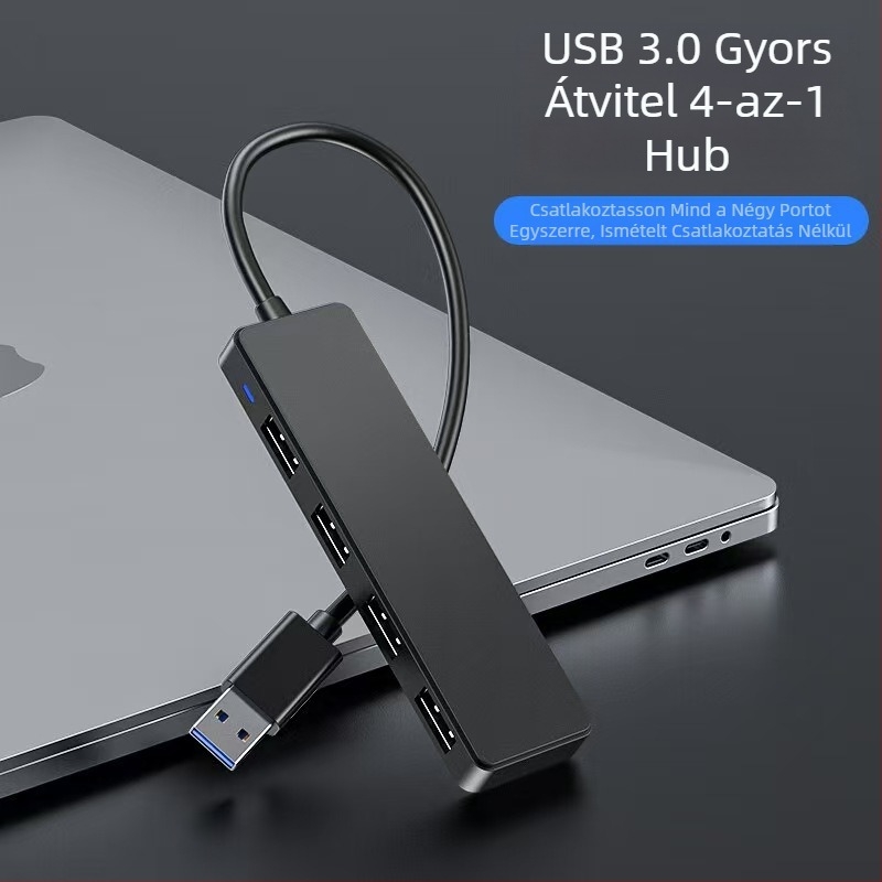 USB3.0HUB elosztó ABS héj határokon átnyúló, népszerű bővítő dokkoló laptop hub