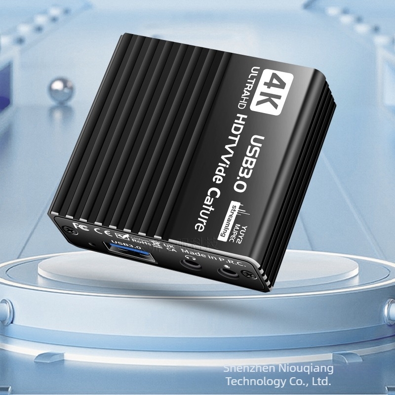 USB3.0 videorögzítő kártya HDMI4K felvevődoboz játék műsorszolgáltató mikrofon 1080P felvevő 60FPS