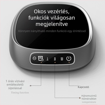 Kereszttükrös 55 fokos melegítő csészemelegítő automatikus elektromos hőmegőrző talp meleg csésze alátét víz csésze állandó hőmérsékletű csésze alátét forró tej