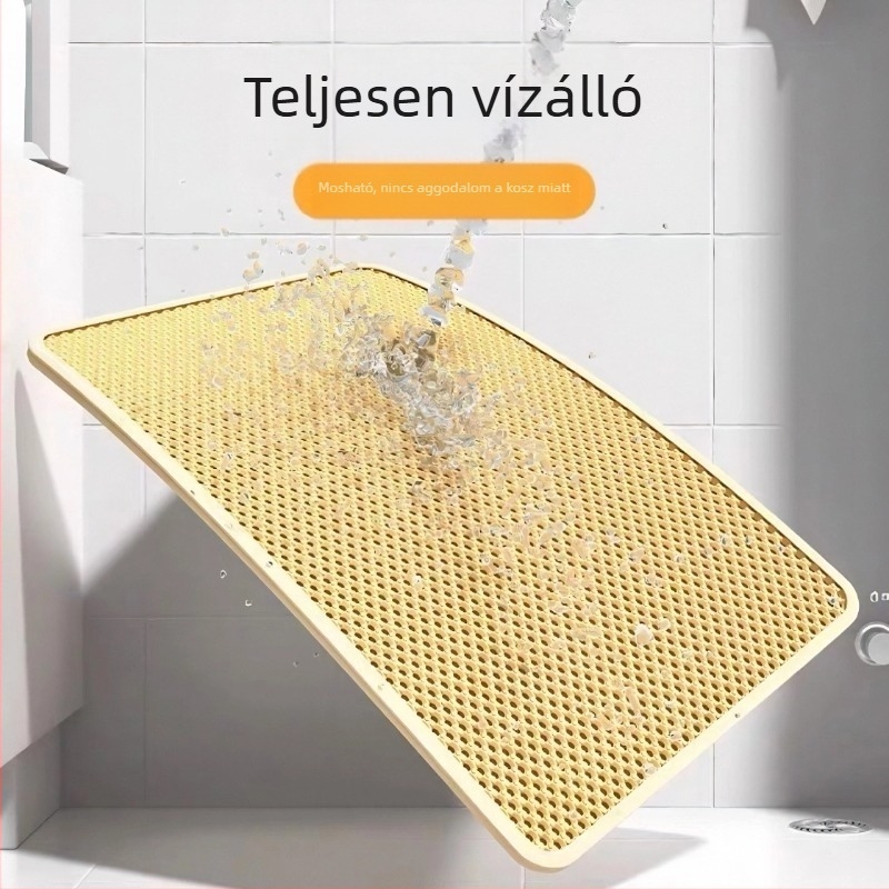 Pet Eva környezetbarát, kétrétegű méhsejt szivárgásgátló, vízálló, szivárgásgátló, karcálló, kopásálló macskaalom szőnyeg, gyártó közvetlen értékesítése