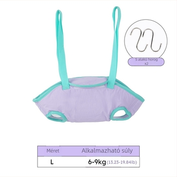 Új macska- és kutyafürdető fogózsák, háromdimenziós, körbetekerhető ápoló függőágy, szökésgátló táska kis és közepes méretű kutyáknak, háziállatoknak