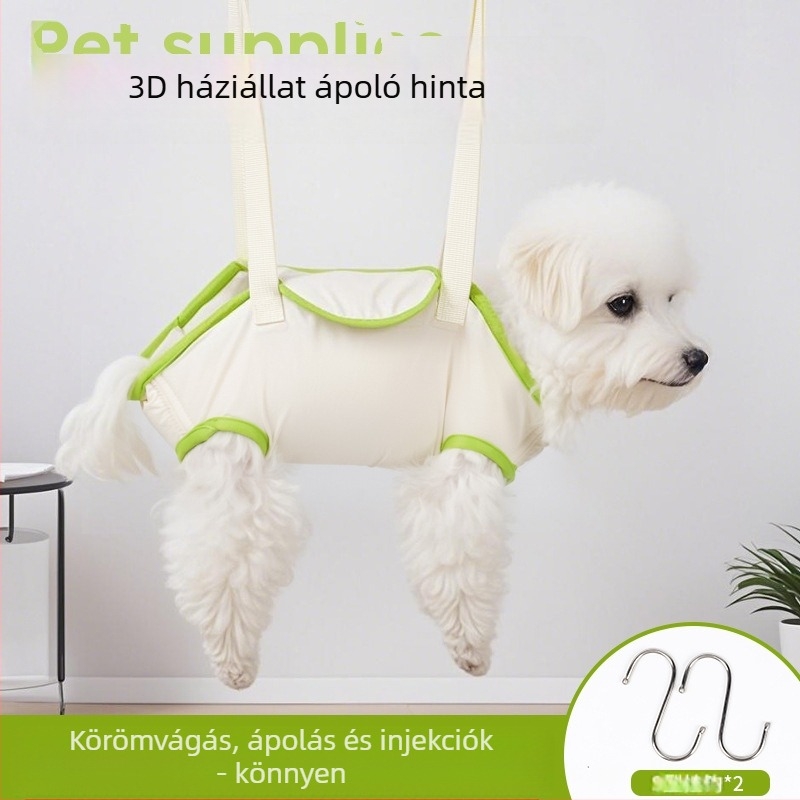 Új macska- és kutyafürdető fogózsák, háromdimenziós, körbetekerhető ápoló függőágy, szökésgátló táska kis és közepes méretű kutyáknak, háziállatoknak