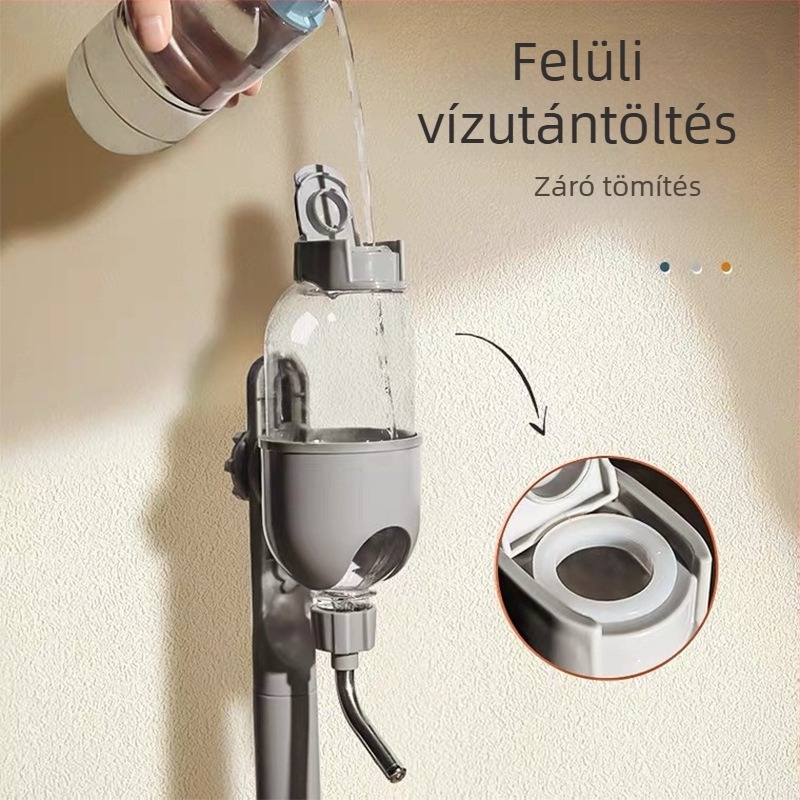 Kutya Itató, Nem Nedves Szájú Itató, Álló Rúd, Függő Itatószökőkút, Etető Vízforraló Tapadókoronggal, Kisállat Itatószökőkút