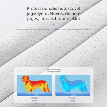 Nyári kutyaruha mellény Vékony Közepes és Nagy Kutya Napvédelem és Hőguta Hűsítő Nyári Kültéri Hűsítő Ruházat Kisállatoknak