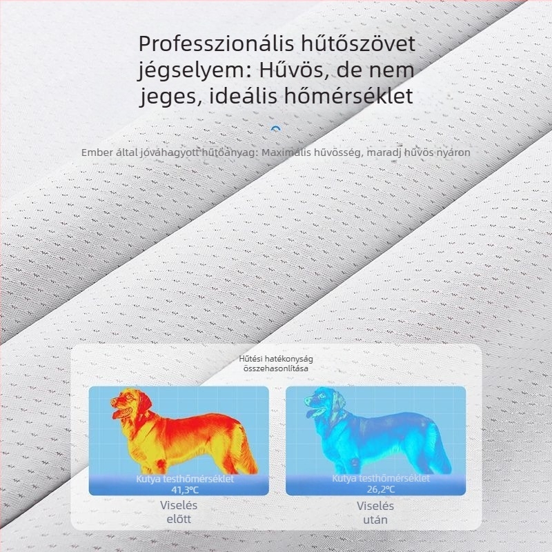 Nyári kutyaruha mellény Vékony Közepes és Nagy Kutya Napvédelem és Hőguta Hűsítő Nyári Kültéri Hűsítő Ruházat Kisállatoknak