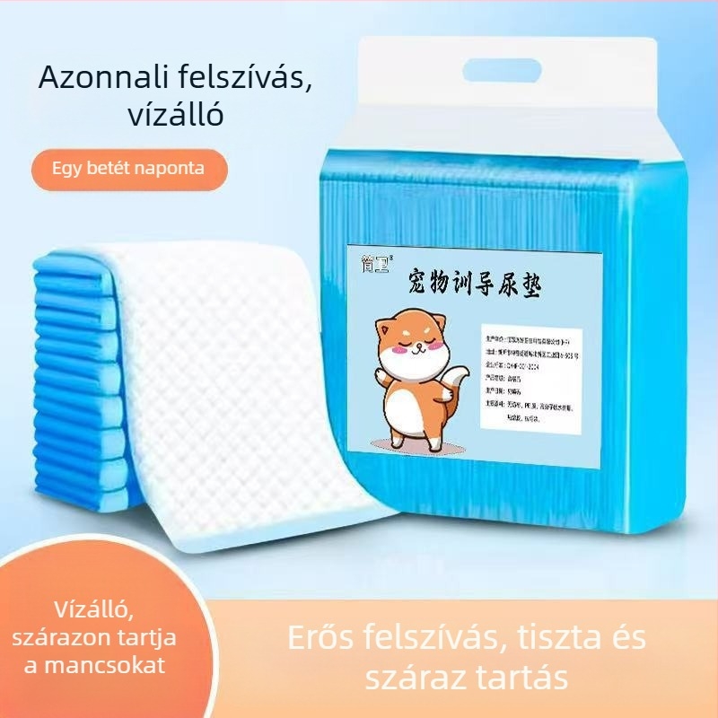 Kisállat pelenkabetétek nagykereskedelme Sűrített szagtalanító kutya pelenkabetétek Eldobható nedvszívó betétek Pelenkák Kutya pelenkák