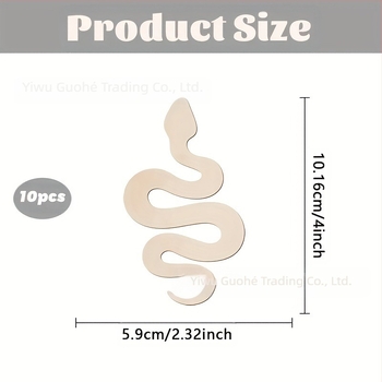 10 kígyó alakú fadarab, fából készült, barkácsolás, festés, graffiti, kézműveskedés, fából készült függődíszek, nyaraló