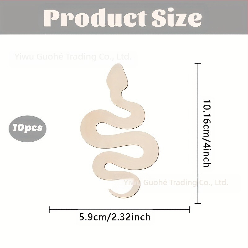 10 kígyó alakú fadarab, fából készült, barkácsolás, festés, graffiti, kézműveskedés, fából készült függődíszek, nyaraló