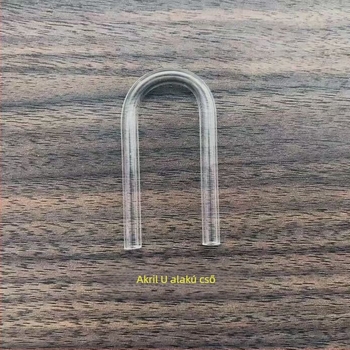 Gyárilag szállított átlátszó akril könyök U-cső sorozatú akvárium U-cső plexi akril U-cső