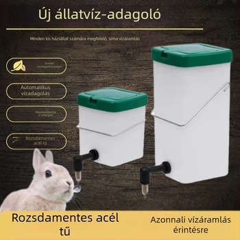 Új nyúl vízadagoló ivódoboz nyúl vizespalack automatikus ivóberendezés nyúltál automatikus vízadagoló