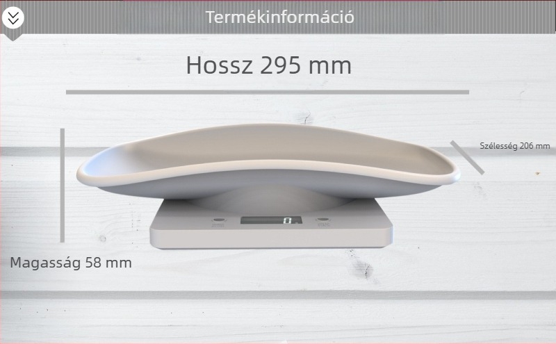 Kis újszülött kisállat mérleg sütőkonyhai elektronikus mérleg kisállat mérleg tálcás elektronikus mérleggel