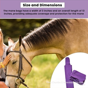 Határokon átnyúló, kiváló minőségű lósörény védőhuzat, szélálló huzat, lósörény ápolása, szélálló használat