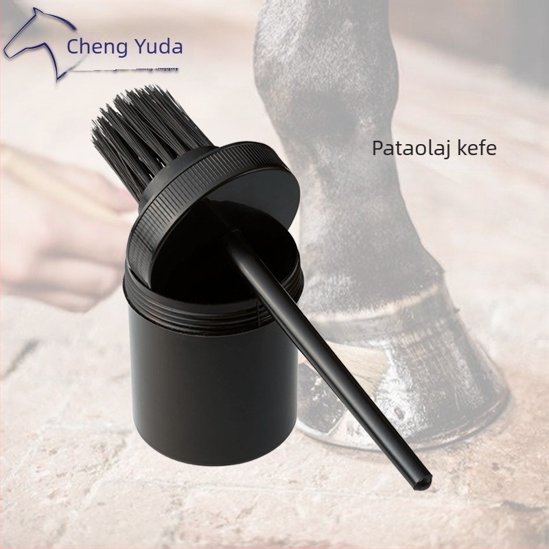 Lófelszerelés pataolaj kefe pataolaj lókefe patkótisztító kefe hordós pataolaj kefével