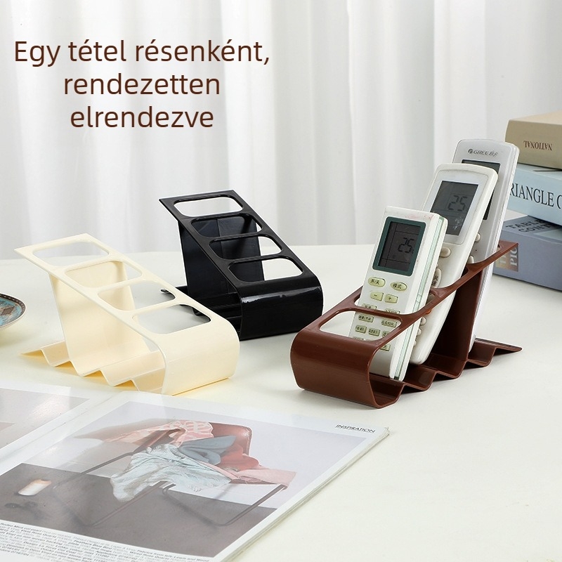 Határokon átnyúló új, többfunkciós tárolóállvány, műanyag távirányítós tárolóállvány, háztartási asztali dohányzóasztal tárolóállvány