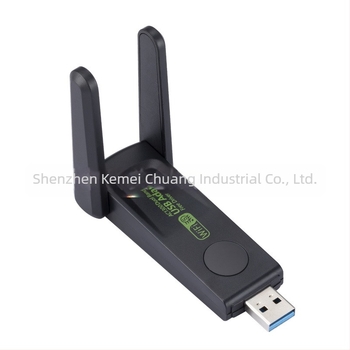 1300m-es vezeték nélküli hálózati kártya Gigabit kétfrekvenciás 5G meghajtó nélküli számítógépes USB wifi vevő adó USB hálózati kártya