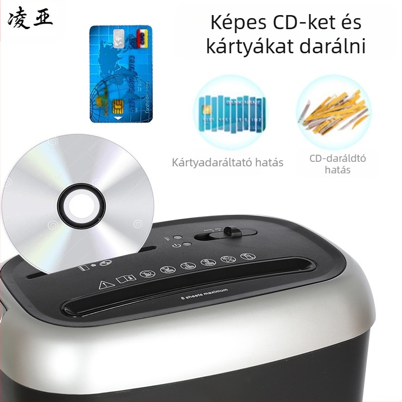 Lingya Cd210P törött lemezkártya határokon átnyúló irodai otthoni titoktartás elektromos iratmegsemmisítő forrás gyári nagykereskedelem