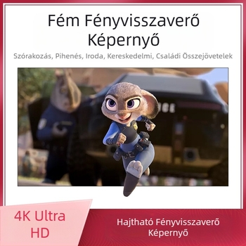 Egyszerű fém fényvédő függöny 60 hüvelykes 70 hüvelykes 80 hüvelykes 90 hüvelykes 100 hüvelykes 120 hüvelykes összecsukható papírcső függönyprojektor