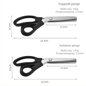 raktáron nagykereskedelmi fogászati vászon olló háromszög alakú kutyafogú recés szabó olló kézi csipke olló íves hullámos olló