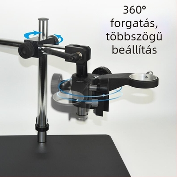 Gyártók által szállított mikroszkóp univerzális hosszú karú konzol állítható forgatható hosszabbító forgatható konzol fém oszlopos talp