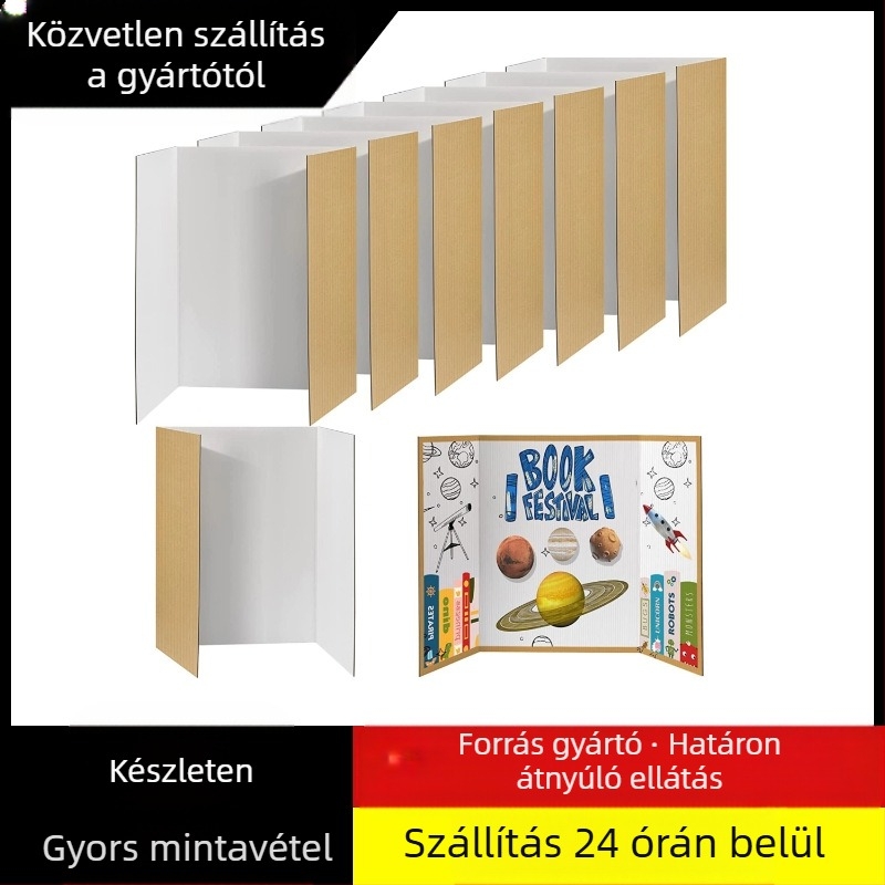 70% kedvezmény poszter táblára kemény fehér kartonból tudományos kiállításokhoz, iskolai projektekhez és üzleti bemutató kellékekhez