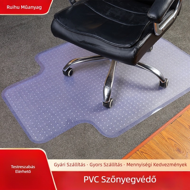 Ferde aljú szeges alsó szőnyegvédő szőnyeg csúszásgátló padlószőnyeg vízálló műanyag padlószőnyeg átlátszó PVC szék szőnyeg
