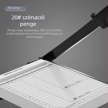 Gyárilag közvetlen A4-es acél papírvágó présszalaggal továbbfejlesztett papírvágó kézi szénavágó fotóvágó gép