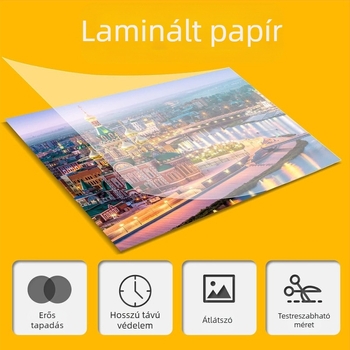 Az Amazon legkelendőbb terméke, gép nélküli fotó műanyag tömítő öntapadós, átlátszó laminált öntapadós matrica hidegen lamináló fólia