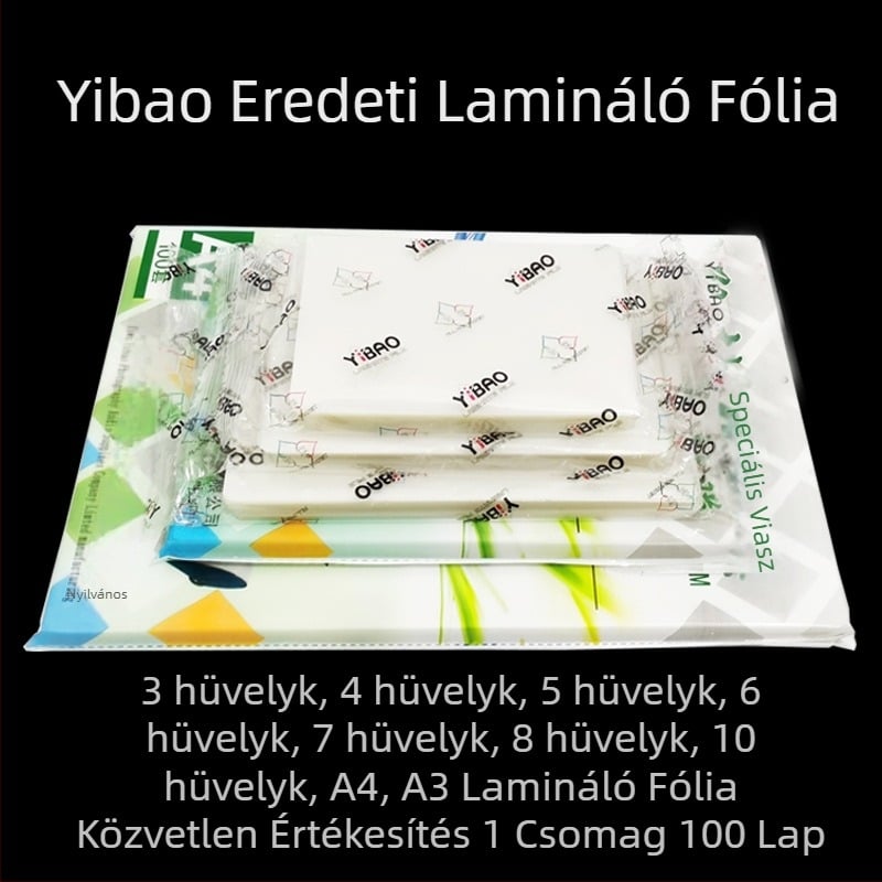 A gyártók közvetlenül szállítanak Yibao műanyag fóliát 3 hüvelykes 4 hüvelykes 5 hüvelykes 6 hüvelykes 7 hüvelykes 8 hüvelykes 10 hüvelykes A4-es védőkártya fólia műanyag fólia fotófóliát