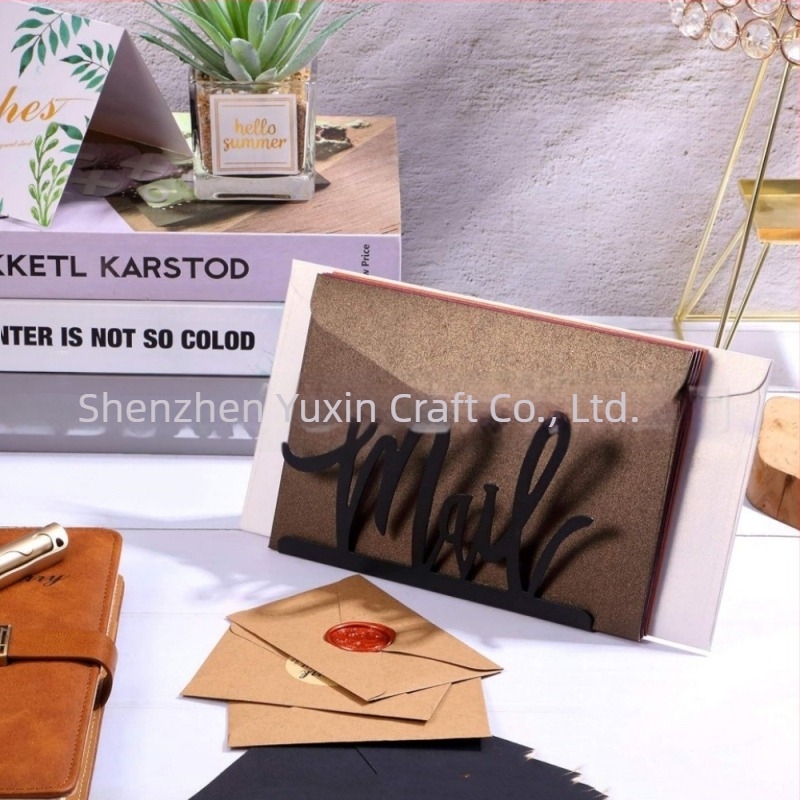 Fém levélrendező állvány, levélmappa asztali tárolókonzol otthonra, irodába