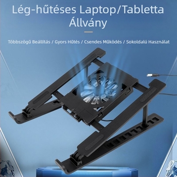 Laptop állvány radiátor talp állítható magasságú nagy szélű számítógép alumínium ötvözet hűtőkonzol pad védelem határokon átnyúló lehet