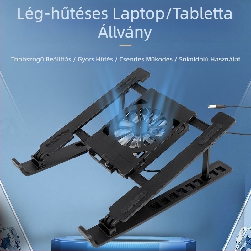 Laptop állvány radiátor talp állítható magasságú nagy szélű számítógép alumínium ötvözet hűtőkonzol pad védelem határokon átnyúló lehet
