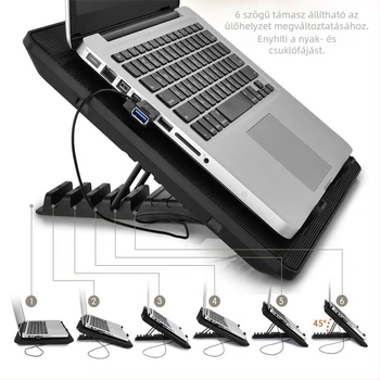 Kyushu Fengshen (DEEPCOOL)UPAL laptop hűtő (számítógép tartozékok/konzol/hűtőállvány/)