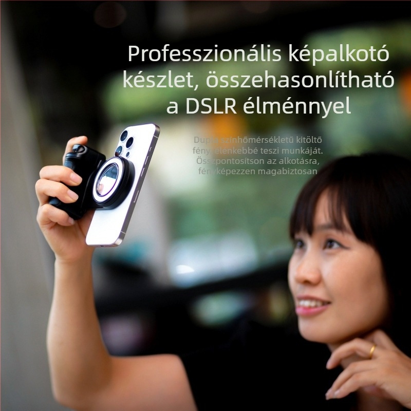 Új mobiltelefon szelfi fény Bluetooth felvételi asszisztens szelfi gyűrűs fény élő videó felvételhez derítő fény