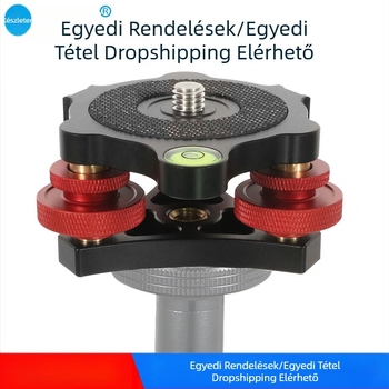 Bexin SLR fényképezőgép forgatható/dönthető talppal, állvánnyal, vízszintesen állítható üléssel, három irányban állítható alumíniumötvözetből készült szöggel, finoman állítható ülésponttal.