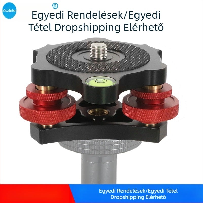 Bexin SLR fényképezőgép forgatható/dönthető talppal, állvánnyal, vízszintesen állítható üléssel, három irányban állítható alumíniumötvözetből készült szöggel, finoman állítható ülésponttal.