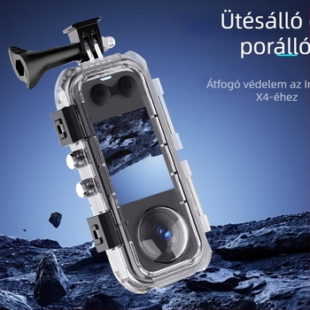 Alkalmas Shadowstone Insta360X4 vízálló héjhoz, panoráma akciókamerához, kiegészítőkhöz, láthatatlan búvárhéjhoz, védőhéjhoz