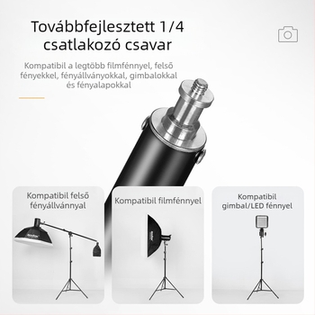 2,8 m-es fotózási lámpatartó merész stúdió film és televízió lámpatartó kereszttartó konzol háttérkeret élő derítőfény állvány