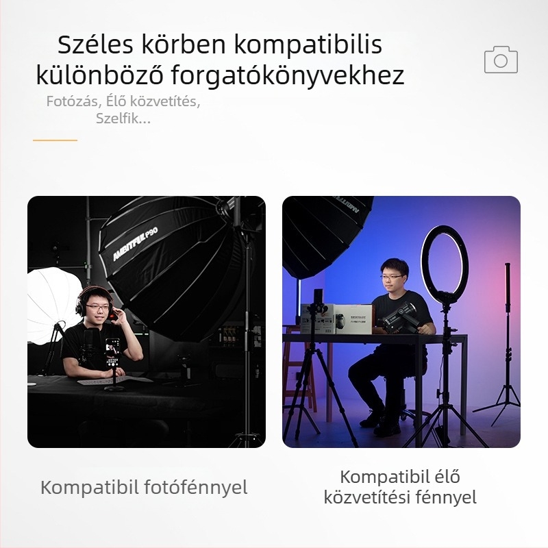 2,8 m-es fotózási lámpatartó merész stúdió film és televízió lámpatartó kereszttartó konzol háttérkeret élő derítőfény állvány