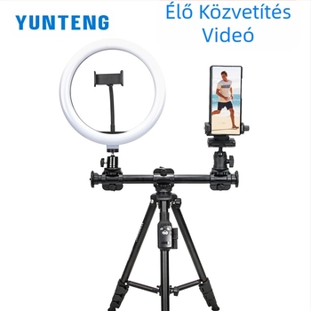 Yunteng 6109 felső állvány univerzális mikro-egyszeres mobiltelefon tremolo élő fotózást támogató kameraállvány