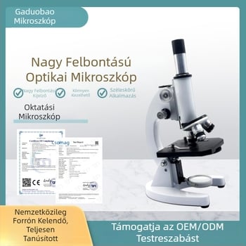Határokon átnyúló, forró eladású, monokuláris optikai mikroszkóp XSP-02, népszerű tudományok oktatására szolgáló hordozható biológiai mikroszkóp forrásgyár