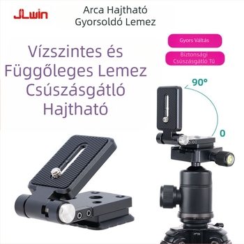 JLwin Micro SLR fényképezőgép összecsukható L-lap függőleges csappantyús állványfej gyorsan tölthető lap összecsukható vízszintes és függőleges képernyő gyorskioldó lap