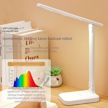 led szemvédő összecsukható asztali lámpa újratölthető éjjeli lámpa diákoknak tanulásra alkalmas gyermek különleges olvasólámpa határokon átnyúló ajándék nagykereskedelem