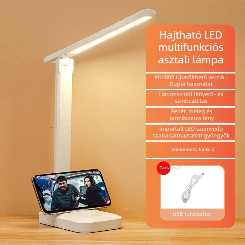 led szemvédő összecsukható asztali lámpa újratölthető éjjeli lámpa diákoknak tanulásra alkalmas gyermek különleges olvasólámpa határokon átnyúló ajándék nagykereskedelem