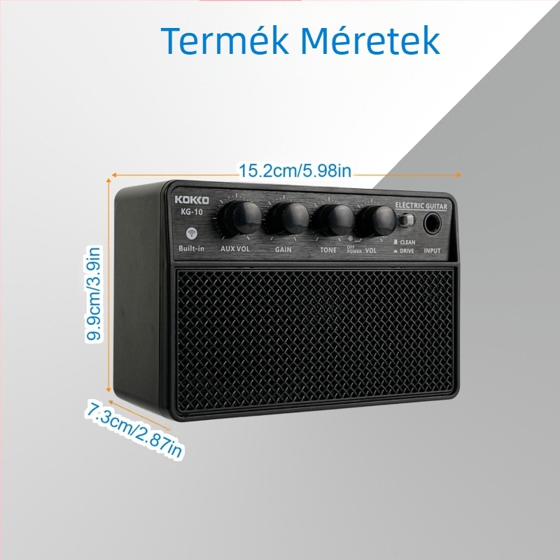 Elektromos gitár, elektromos basszusgitár, hangszóró, hangerősítő, 10 W-os hordozható mini Bluetooth audioeszköz-kiegészítők