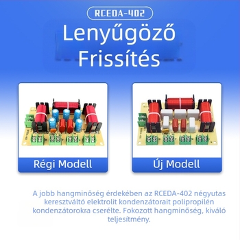 Frekvenciaelosztó Egy Magas Egy Közepes Kettő Alacsony Négyutas audio Forrasztásmentes otthoni hangszóró Módosított elválasztó