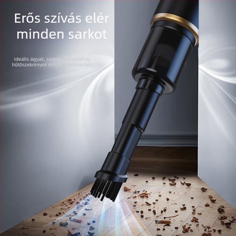 Új autós háztartási porszívó kézi kis vezeték nélküli szuper szívóerejű autós beltéri nagy teljesítményű mini porszívó